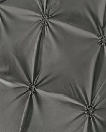 Set FNJS-27 gri din finet, 6 piese cu husa de pilota 200x230 cm