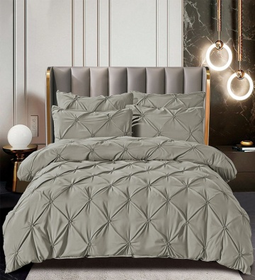 Set Lenjerie de Pat Bumbac Finet Uni, 6 Piese, Pat 2 Persoane, Verde Deschis, FNJS-39 – cadru de catalog cu produsul