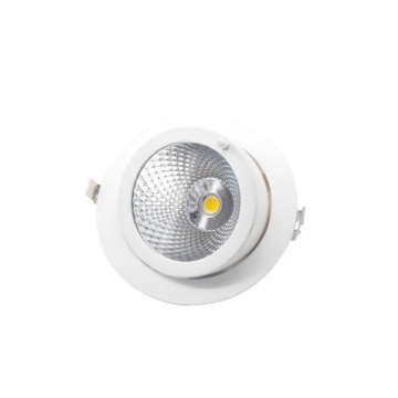 Spot incastrat LED COB Periscope, alb, Max 40W, lumina neutra, Kelektron – imagine comercială suplimentară