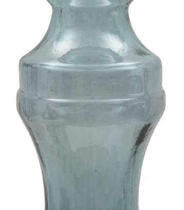 Suport de lumanare albastru din sticla reciclata, ø 17 x h55 cm, Light Mauro Ferreti - Img 2