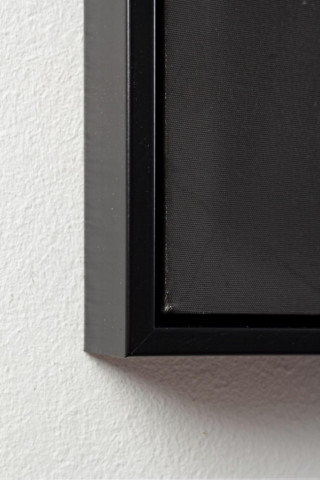 Tablou decorativ negru/auriu din MDF si panza, 82,6x4,3x122,6 cm, Bold Abstract Bizzotto - Img 3