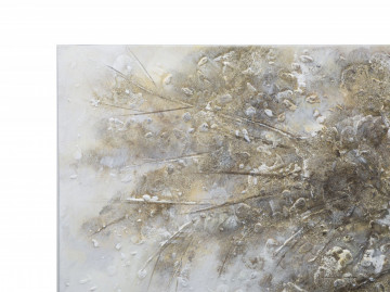 Tablou multicolor din lemn de pin si panza, 140 x 3,8 x 70 cm, Dark A Mauro Ferreti - Img 2