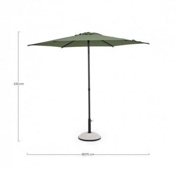 Umbrela de soare, antracit, diam. 270 cm, Samba, Yes - Img 2