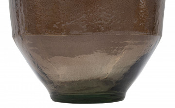 Vaza decorativa din sticla reciclata, ø 26 cm, Jarron Adobe Mauro Ferreti - Img 3