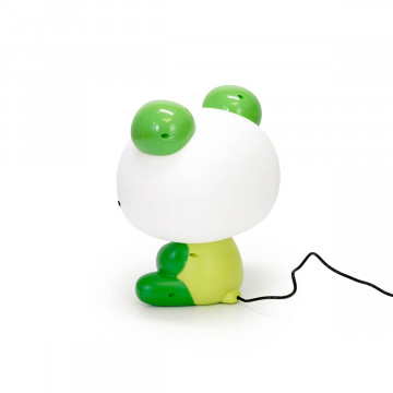 Veioza pentru copii Cute Pet Frog 1, 1x E14 / 7W / 12V, alb / verde, Kelektron - Img 3