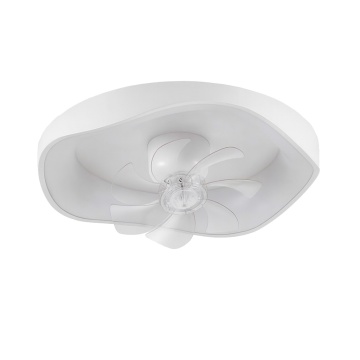Ventilator de tavan LED Corfu, 7 pale, Ø50 cm, 35W, Alb, Kelektron