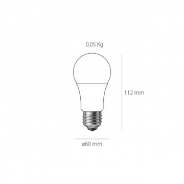 Bec LED E27 Bulb Deco A, Max 9W, alb, lumina rece, Kelektron - Img 2