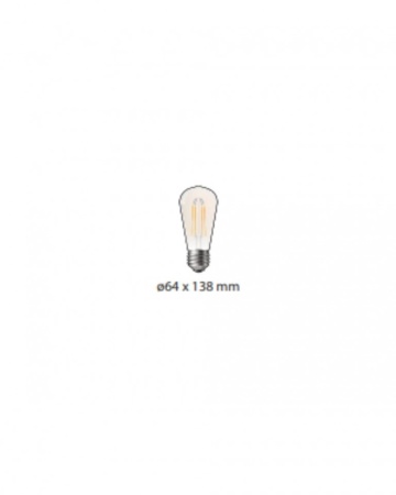 Bec Sticla, E27, 7W, Vitange 173, 2200k – fotografie secundară a produsului