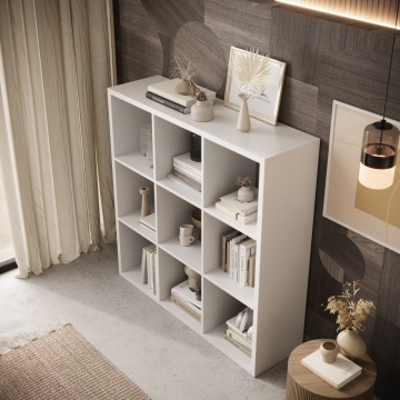 Bibliotecă, 114x113.5 cm, Cleo VI, ADRK Furniture – prezentare de catalog a produsului