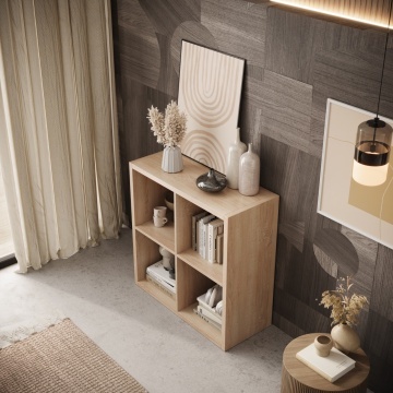 Bibliotecă, 77x77 cm, Cleo III, ADRK Furniture – prezentare de produs din alt cadru