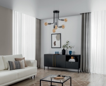 Candelabre Indigeo – Negru – cadru suplimentar de prezentare