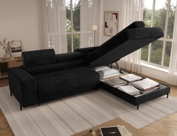 Colțar Colesio extensibil, 274x200x93 cm, orientare dreapta – Modullo 10 – cadru vizual suplimentar al produsului