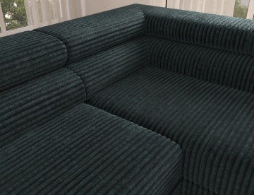 Colțar Colesio extensibil, 274x200x93 cm, orientare dreapta – Modullo 35 – cadru de prezentare secundar