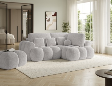Colțar Cozion extensibil, 267x165x105 cm, orientare dreapta – Kendell 03 - Img 6