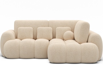Colțar Cozion extensibil, 267x165x105 cm, orientare dreapta – Kendell 18