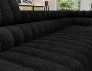 Colțar Kanedo extensibil, 269x204x86 cm, orientare dreapta – Aura 06 – prezentare alternativă a produsului