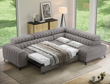 Colțar Kanedo extensibil, 269x204x86 cm, orientare dreapta – Paolli 04 – imagine comercială suplimentară