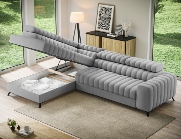 Colțar Kanedo extensibil, 269x204x86 cm, orientare stânga – Nube 03 – cadru suplimentar din prezentarea produsului