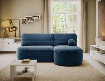 Colțar Livosa extensibil, 220x144x93 cm, orientare dreapta – Jarell 40 – imagine de ansamblu a produsului