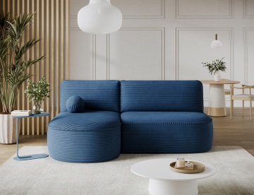 Colțar Livosa extensibil, 220x144x93 cm, orientare stânga – Jarell 40 – prezentare comercială suplimentară