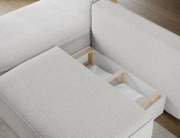 Colțar Livosa extensibil, 220x144x93 cm, orientare stânga – Royal 01 – prezentare secundară de catalog