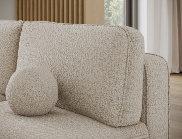 Colțar Livosa extensibil, 220x144x93 cm, orientare stânga – Royal 18 – cadru alternativ al produsului