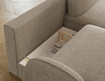 Colțar Tesalia extensibil, 247x150x93 cm, orientare dreapta – Royal 18 - Img 8