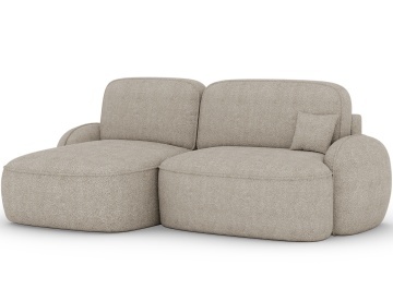 Colțar Tesalia extensibil, 247x150x93 cm, orientare stânga – Royal 18 – prezentare de catalog a produsului