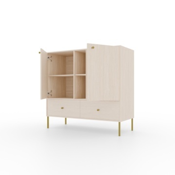 Comodă cu doua usi si doua sertare, 100x41x95cm, Tili System, ADRK Furniture - Img 8
