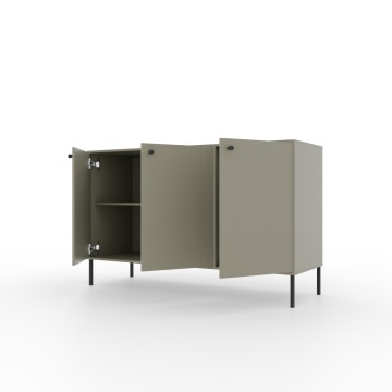 Comodă cu trei usi, 124x41x74cm, Tili System, ADRK Furniture - Img 4