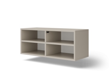 Comodă TV Lila montat pe perete TV – 100x40x41 cm – Cașmir – prezentare de catalog a produsului