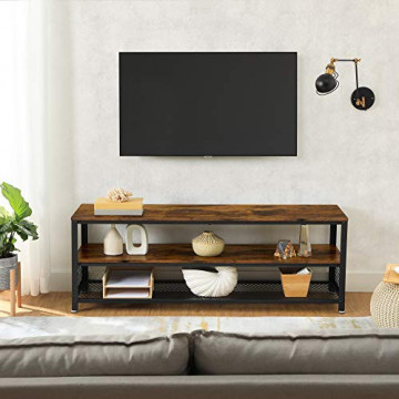 Comoda TV, Vasagle, pentru TV pana la 60 inch, 140 x 40 x 52 cm, PAL/fier - Img 15