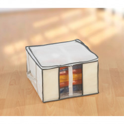 Cutie cu sac pentru vidat Vacuum Soft Box, Wenko, 65x50x15 cm, polipropilena/ polietilena, alb - Img 5