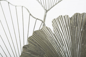 Decoratiune de perete argintie din metal, 62x4x86 cm, Goxy Silver Mauro Ferretti - Img 4
