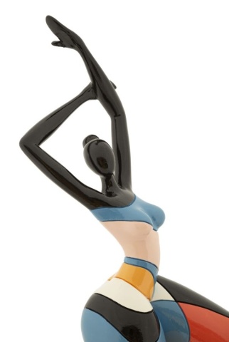 Decorațiune Donnina Dance Rubic, 11,5X9x38,5 cm, Mauro Ferretti - Img 2