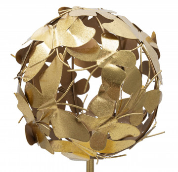 Decoratiune fluturi aurii din metal, ∅ 19,5 cm, Butterfly Mauro Ferretti - Img 2