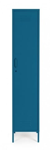 Dulap cu o usa, albastru, 46x38x185 cm, Cambridge, Yes - Img 3