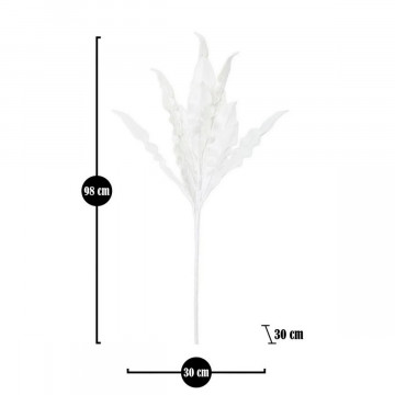 Floare artificiala din plastic si metal, ø 30 cm, Bianco Mauro Ferreti - Img 5