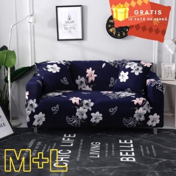Huse Elastice Moderne pentru Canapele si Fotolii, S/M/L/M+L, HES-27 – fotografie comercială a produsului