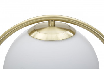 Lampa aurie din metal, Soclu E14 Max 40W, 25x18x50 cm, Glamy Drop Mauro Ferretti - Img 4