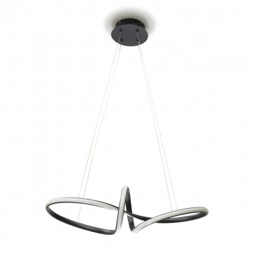 Lampa Suspendata LED Knot M, negru, lumina neutra, Kelektron - Img 1