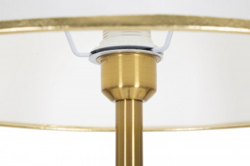 Lampadar auriu / alb din metal, soclu E27, max 40W, Ø 41 cm, Hanger Mauro Ferreti - Img 6