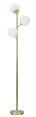 Lampadar auriu din metal, Soclu E14 Max 40W, ∅ 36 cm, Glamy Mauro Ferretti - Img 1