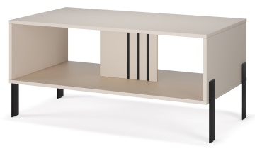 Măsuță de cafea Nexo ADRK kaszmir vedere laterală cu design modern și spațiu deschis pentru depozitare