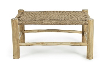 Masuta pentru gradina, lemn de teak, natur, 80x60x40 cm, Lampok Bizzotto - Img 2
