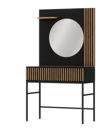Mese de toaletă Meorati 85 Vanity table negru – Negru – cadru alternativ al produsului
