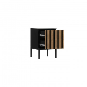 Noptieră Meorati 40 Bedside table negru – Negru - Img 2