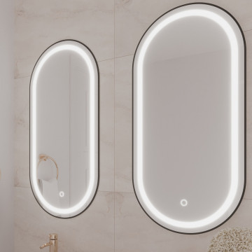 Oglinda ovala, 50x100x4 cm, Robienti, Eltap - Img 2