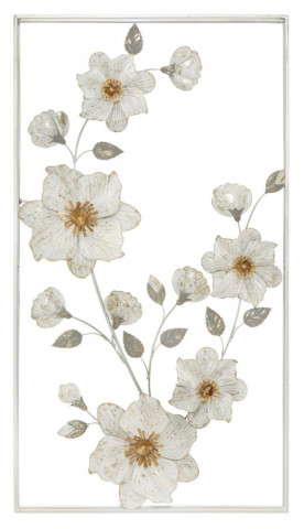 Panou decorativ alb din metal, 50x5,5x90,5 cm, Flix Mauro Ferretti - Img 1