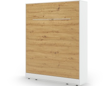 Pat rabatabil Devesto Vertical Wall 160 Artisan Eiche LED, 160x200 cm – Artisan Eiche - Img 6